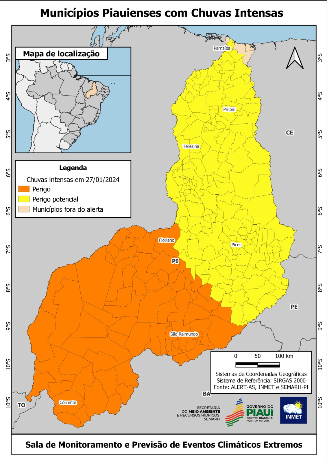 Inmet Emite Alerta Amarelo E Laranja De Chuva Intensa Para Mais De 200