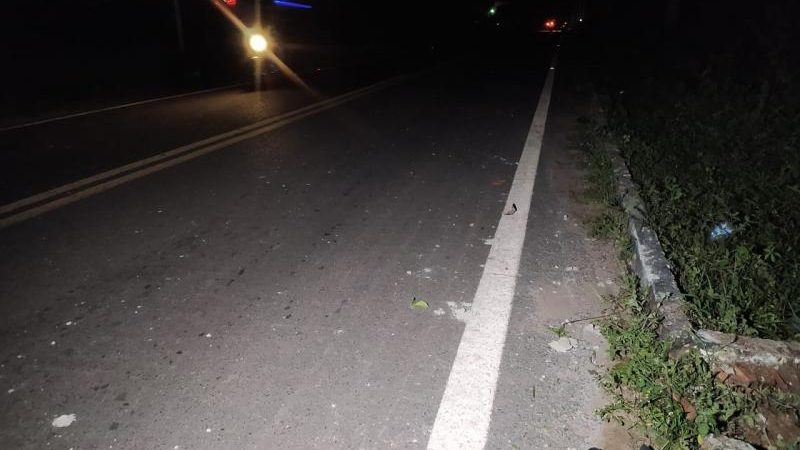 Jovem perde controle da motocicleta e fica ferido após acidente na PI-216 em Pedro II