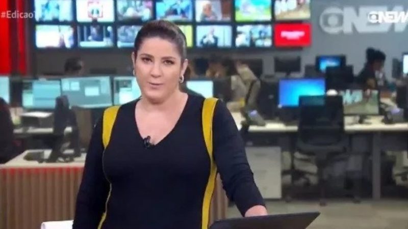 Vaza vídeo com Christiane Pelajo irritada com produção de jornal da GloboNews