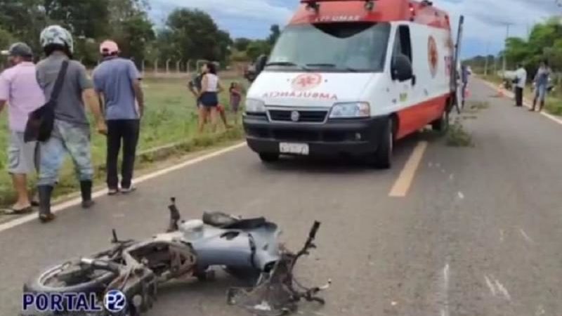 Grave acidente entre carro e moto deixa dois mortos na PI-216 em Pedro II