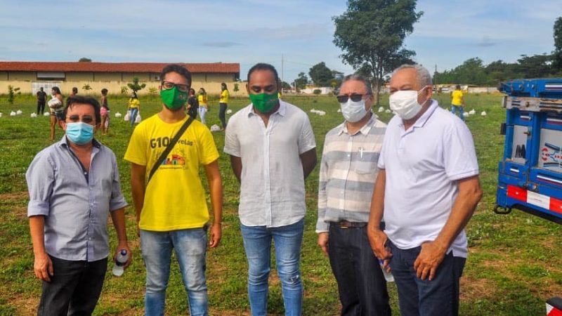ONG Paulista tem apoio da Prefeitura de Piripiri para distribuição de cestas básicas