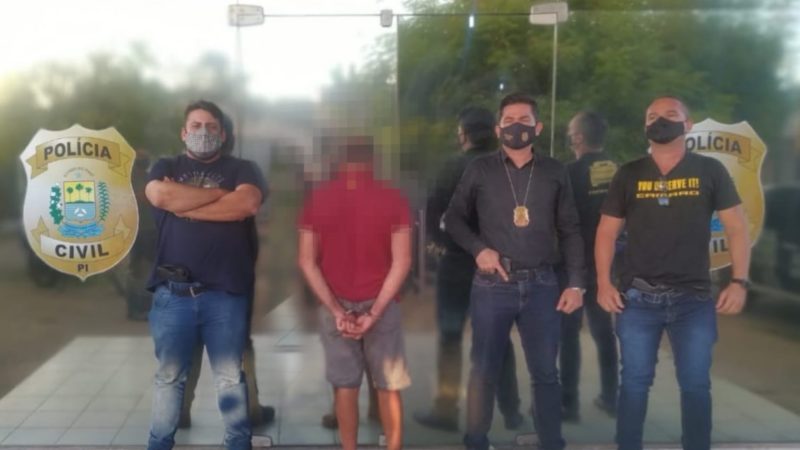 Polícia Civil de Piripiri prende homem procurado pela justiça do Ceará por aplicação de vários golpes