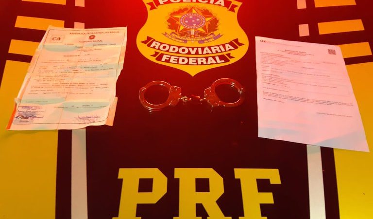 PRF cumpre Mandado de Prisão com menos de 24h após ser expedido e prende homem na BR-343 em Piripiri acusado do crime de Lesão Corporal