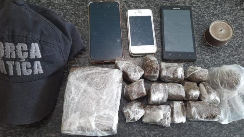 Força Tática fecha ponto de venda de drogas no Canto das Palmas em Piripiri