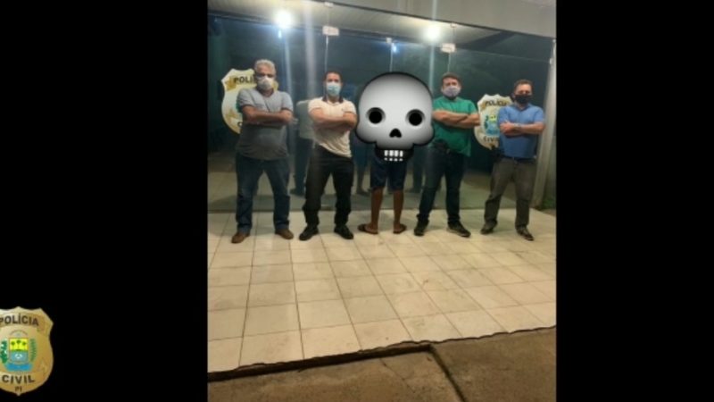 Polícia Civil de Piripiri prende foragido da justiça na zona rural de Piracuruca