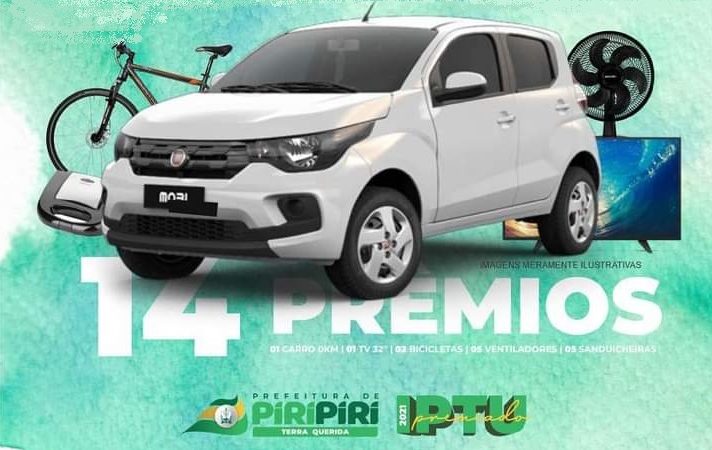 Sorteio da Campanha IPTU Premiado será nesta quarta, dia 21