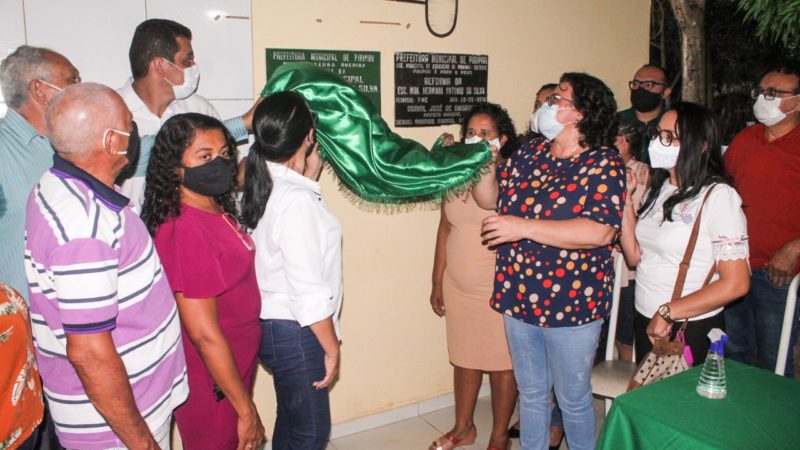 Prefeitura de Piripiri entrega UBS e escola reformadas no povoado Pequi