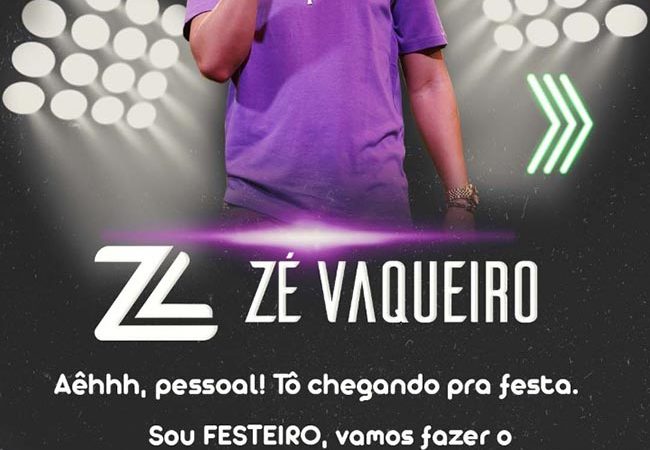 Vem aí Zé Vaqueiro na “Live – Bom Fazer o Bem” do Paraíba, dia 7 de agosto!