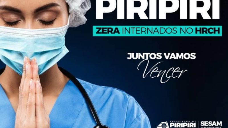 Hospital de Piripiri está há 24h sem paciente do município internado por Covid-19