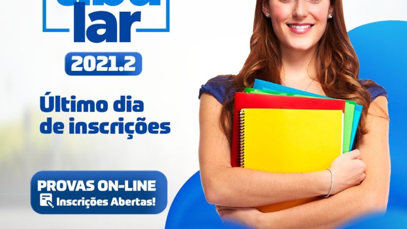 Último dia de inscrição para o vestibular 2021.2 da Faculdade CHRISFAPI Inscrições gratuitas!