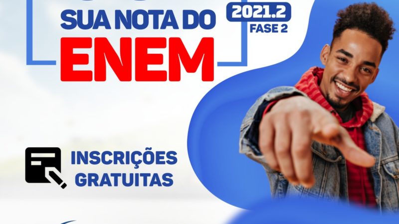 VESTIBULAR CHRISFAPI 2021.2/2ª FASE: agora pela nota do ENEM!