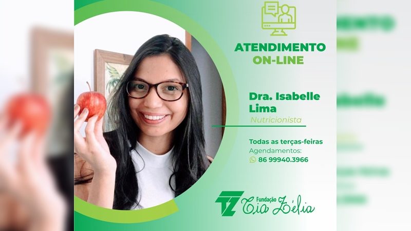 Fundação Tia Zélia de Piripiri conta agora com nutricionista atendendo gratuitamente