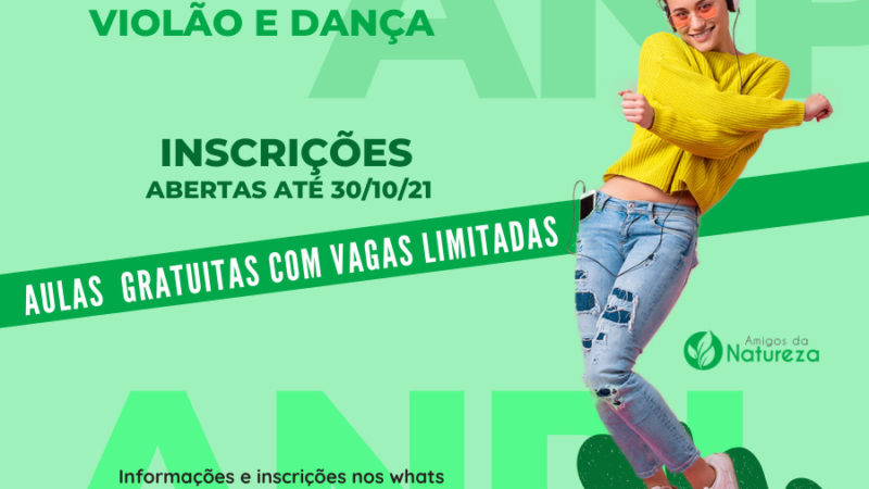 Oficina Com aulas de Violão e dança tem inscrições abertas em Piripiri