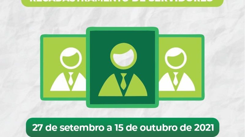 Recadastramento de servidores da Prefeitura Municipal de Piripiri começa na segunda-feira (27)