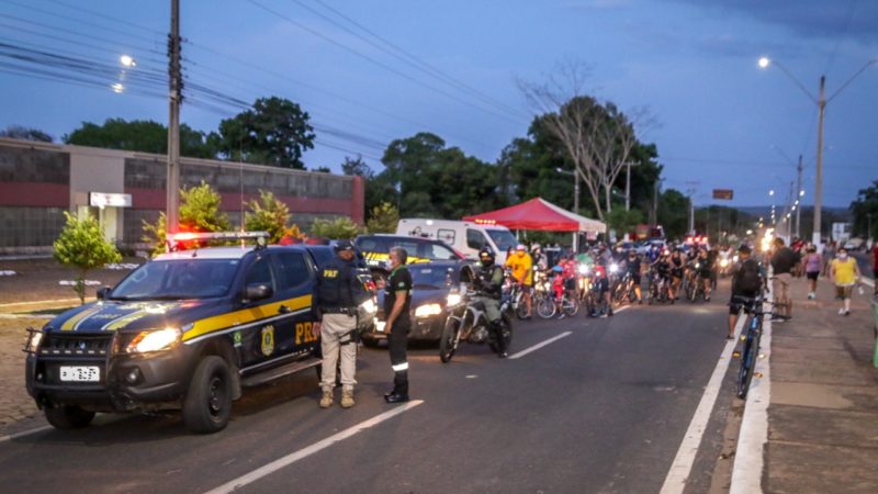 Passeio ciclístico encerra Semana Nacional do Trânsito em Piripiri