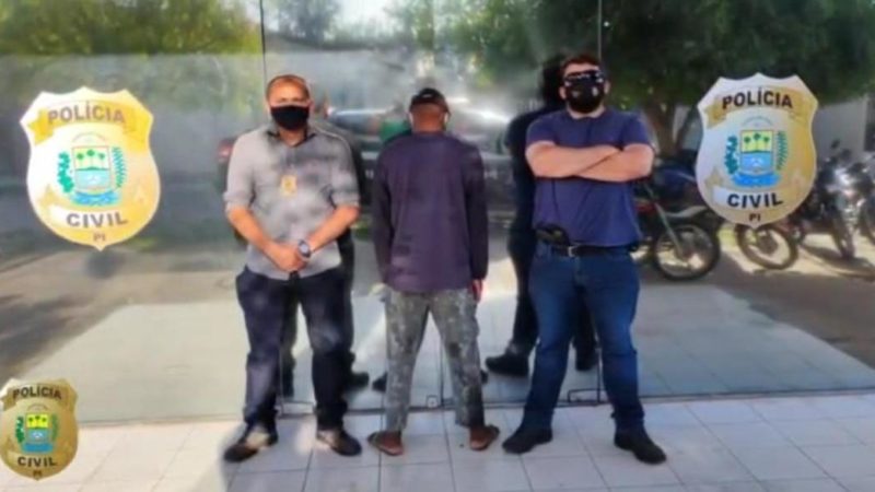 Polícia Civil prende homem condenado por matar o próprio irmão usando um tamborete em Piripiri