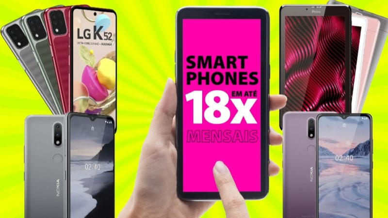 Aproveite as ofertas em SMARTPHONES em até 18x mensais no Paraíba de Piripiri!