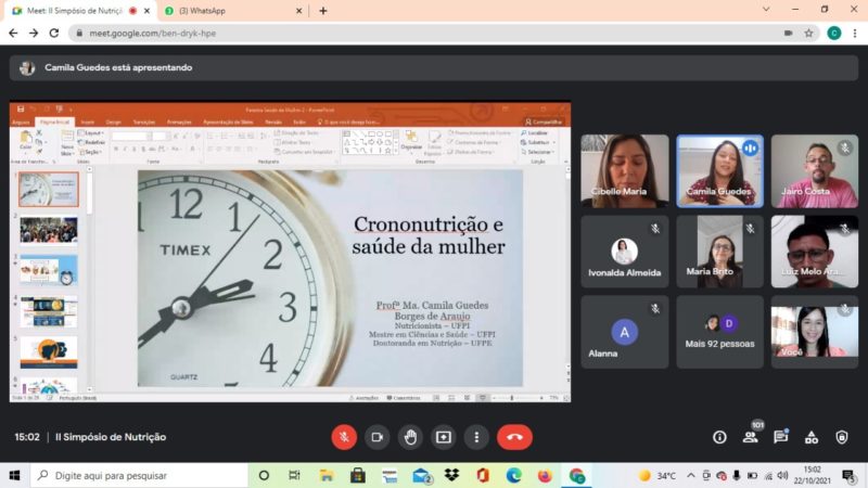 Curso de Nutrição da Faculdade Chrisfapi promove o I Simpósio de Nutrição