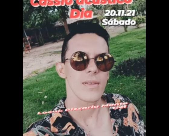 É HOJE! Neste sábado (20) tem show CÁSSIO ACÚSTICO na PIZZARIA MONTE REI de Piripiri