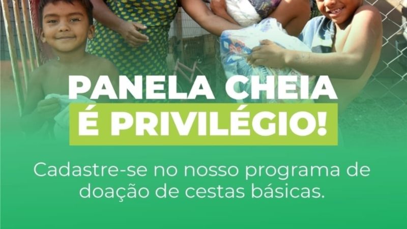 Fundação Tia Zélia lança programa PANELA CHEIA em Piripiri