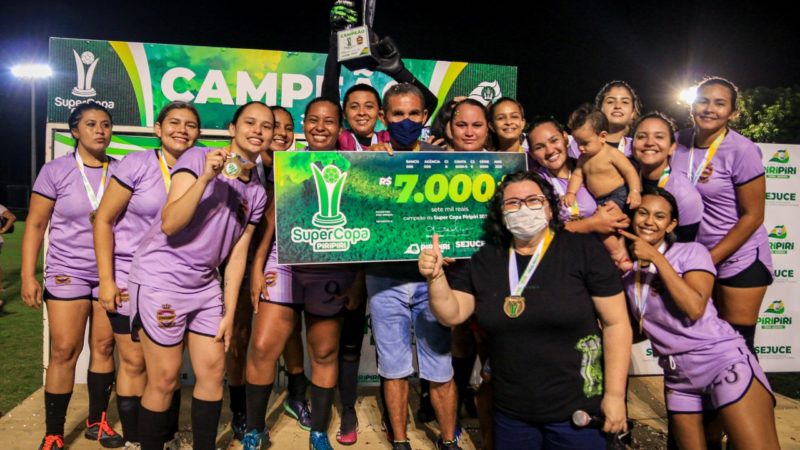 Soberanas é a campeã da Super Copa de Futebol Feminino de Piripiri