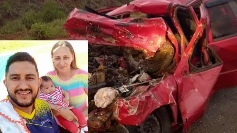 Piauiense morre junto com esposa e bebê em acidente de trânsito em rodovia do Paraná