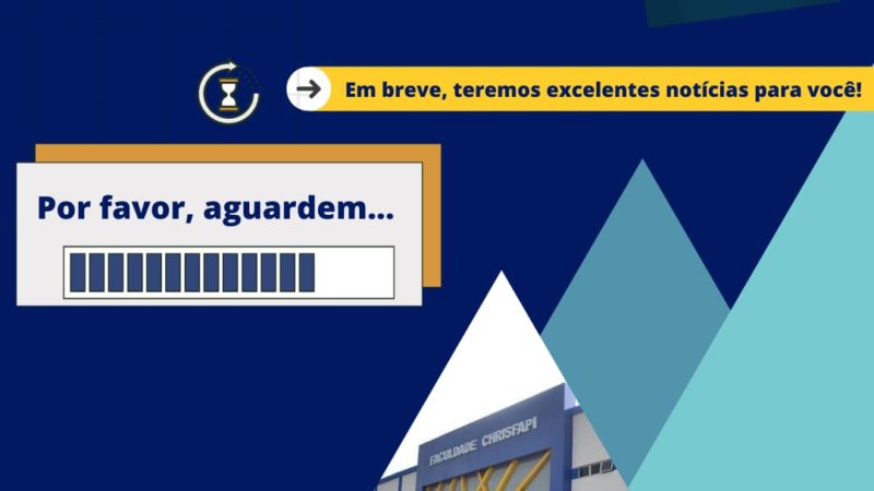 Diferencie-se do mundo! Contagem regressiva para novas turmas de pós-graduação da Chrisfapi Aguardem!