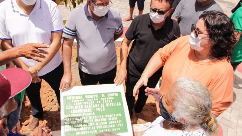 Gabinete Itinerante: Prefeita Jôve Oliveira Monteiro entrega obras na zona rural de Piripiri