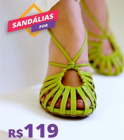 Nova Coleção de Sandálias Moda Paraíba veio com tudo!