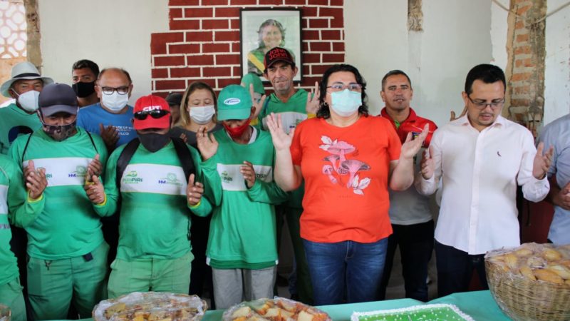 SEMAD e SEDESP promovem café da manhã em homenagem aos garis em Piripiri