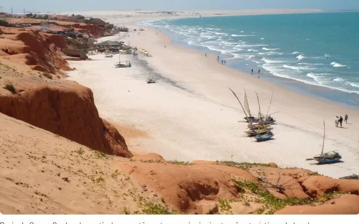 Turista morre em acidente com tirolesa na praia de Canoa Quebrada, no Ceará