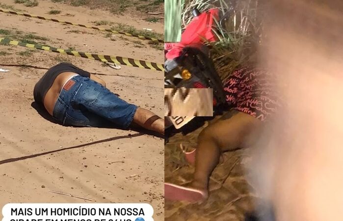 Em final de semana violento, Piripiri registra dois assassinatos a tiros nas últimas horas