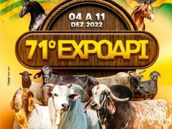 Expoapi 2022 será realizada de 4 a 11 de dezembro com produtores de 18 estados e deve movimentar mais de R$ 30 milhões em negócios