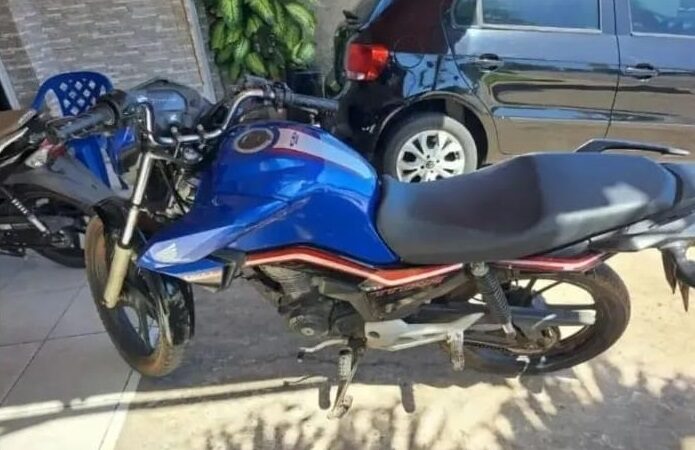 Moto é roubada em Pedro II; proprietário está em busca de informações da mesma