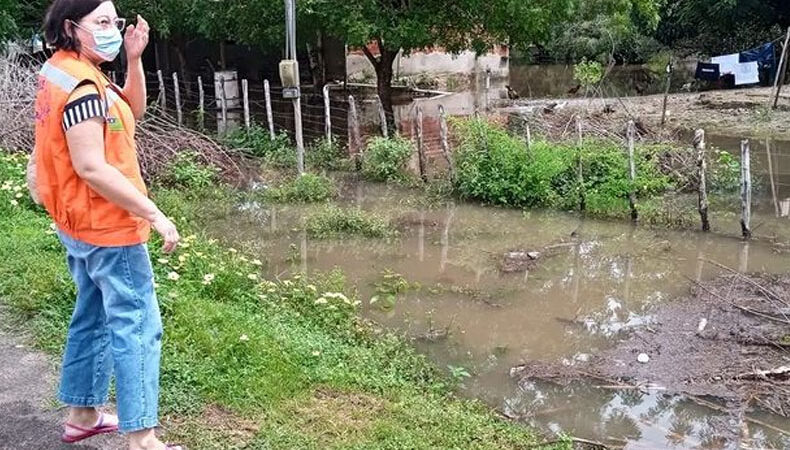 Famílias ficam ‘ilhadas’ com aumento do nível do rio Marathaoan em Barras