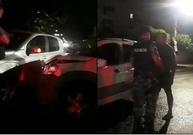 Capitão da PM é preso suspeito de dirigir embriagado e ameaçar policiais após se envolver em acidente, em Teresina