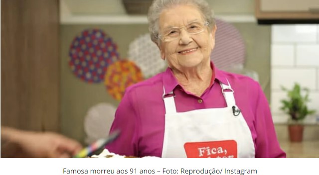 Apresentadora de TV Palmirinha morre aos 91 anos em São Paulo