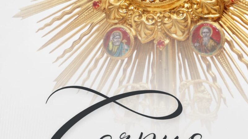 Igreja Católica divulga trajeto da Procissão de Corpus Christi nesta quinta, dia 08