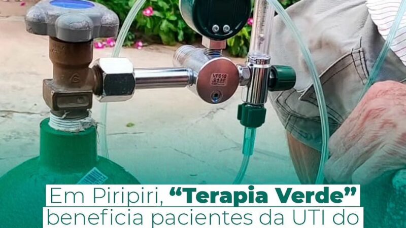 Em Piripiri, Terapia Verde beneficia pacientes da UTI do Hospital Chagas Rodrigues