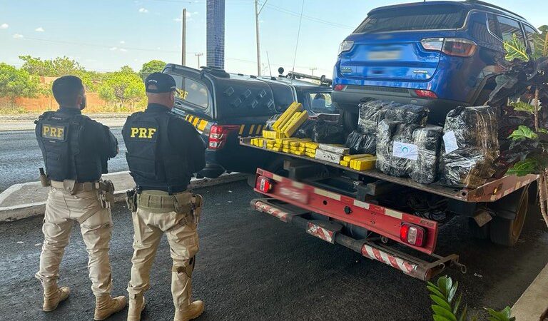 “Cavalo doido” é interceptado pela PRF no Piauí com mais de 170 kg de maconha