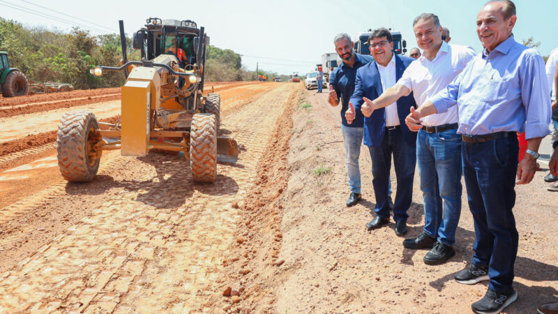 Rafael Fonteles comemora retomada de investimentos em seis BRs no Piauí, incluindo a duplicação das BRs 343 de Altos até Piripiri