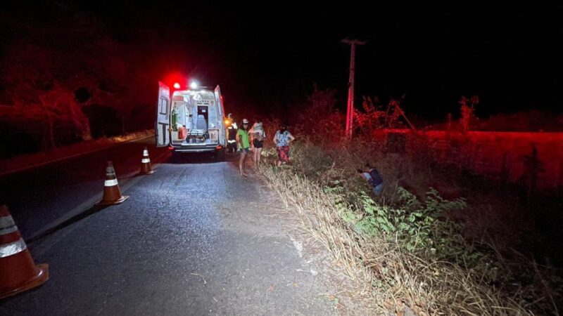 Homem morre após cair numa ribanceira em grave acidente de moto em Pedro II