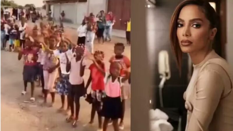 Crianças da África gravam vídeo e agradecem Anitta por doação para hospital