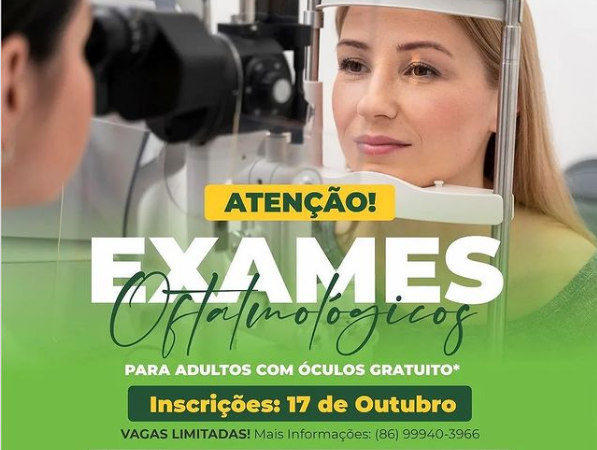 Faça o seu agendamento para Consulta Oftalmológica grátis na Fundação Tia Zélia