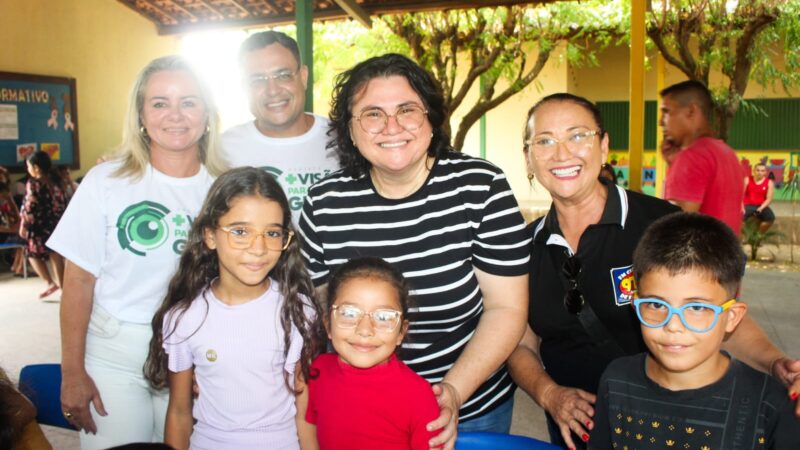 Projeto Mais Visão Para Nossa Gente atende alunos da Rede Municipal de Ensino