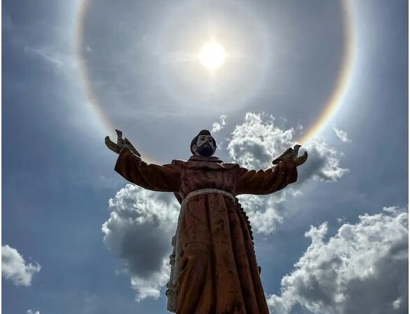 Halo solar: meteorologista explica porque ‘anel’ que se forma ao redor do sol tem relação com chuva