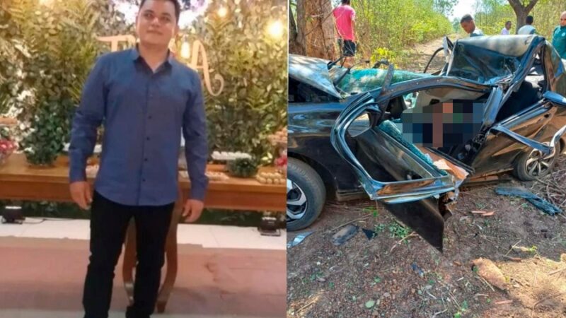 Professor morre em grave acidente na PI-115 ao tentar desviar carro de raposa