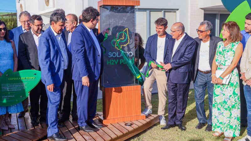 Governador Rafael Fonteles e vice-presidente Geraldo Alckmin lançam maior empreendimento de hidrogênio verde do mundo em Parnaíba