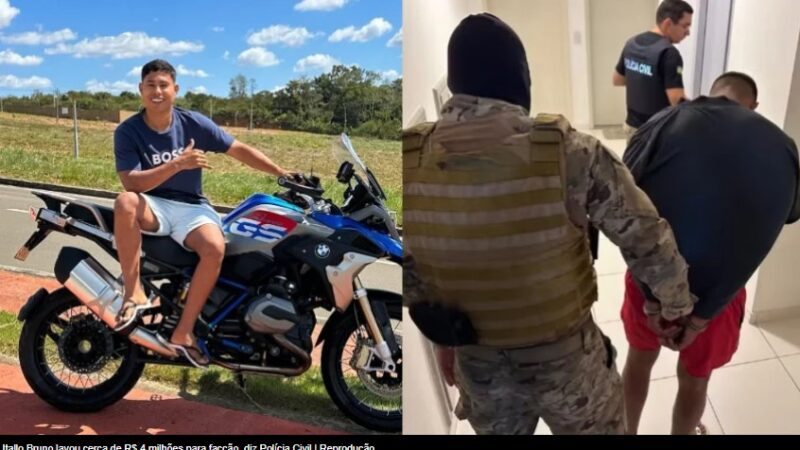 Influenciador piauiense Itallo Bruno lavou cerca de R$ 4 milhões para facção, diz Polícia Civil