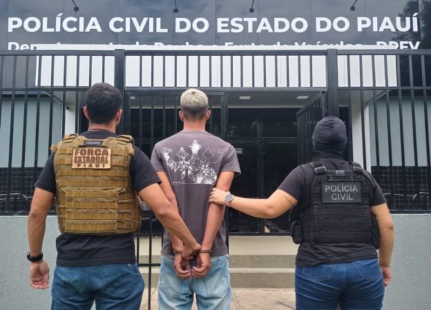 Polícia Civil prende suspeitos de roubo de veículos ocorridos em Teresina e em Altos